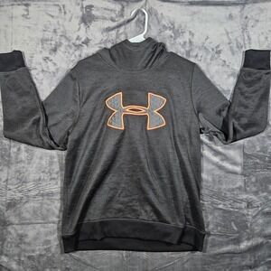 Under Armour ColdGear Hoodie Pullover Training Activewear Top‎ Gray Mens M